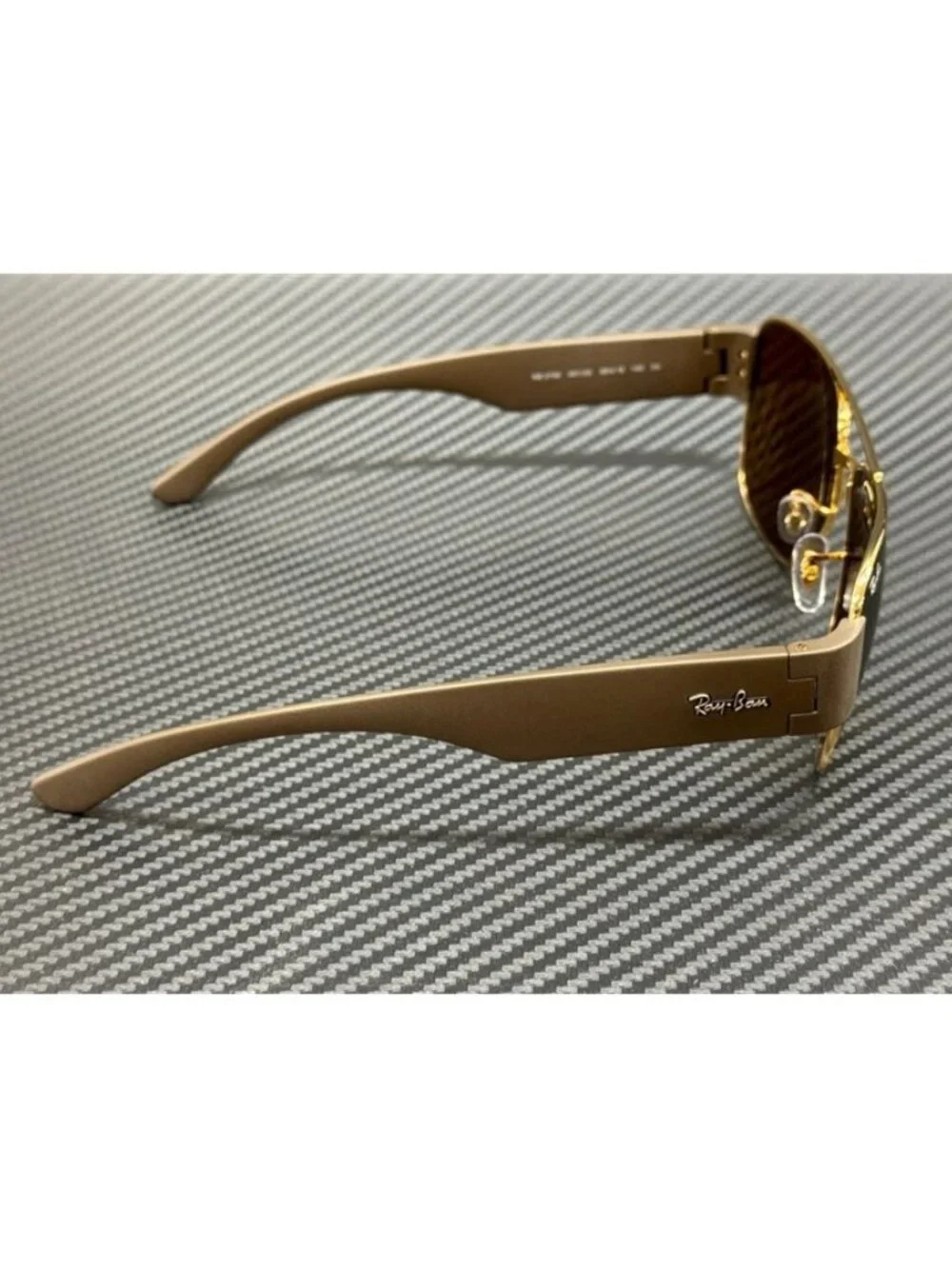 New Ray-Ban Men Arista Gold Sunglasses 59-18-140